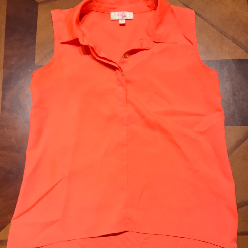 Girls tank top style blouse